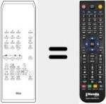 Replacement remote control for RC4