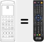 Replacement remote control for RC42