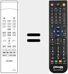Replacement remote control for RC501