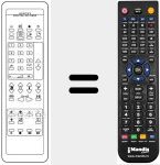 Replacement remote control for RC5903
