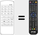 Replacement remote control for RC700
