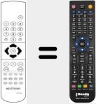 Replacement remote control for RCF602