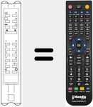 Replacement remote control for RCT 300 (925TX1560)