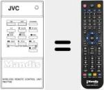 Replacement remote control for RM-P76E