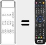 Replacement remote control for REMCON432