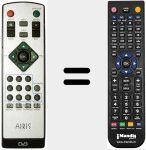 Replacement remote control for REMCON391