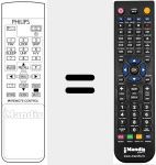 Replacement remote control for REMCON644