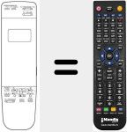 Replacement remote control for REMCON402