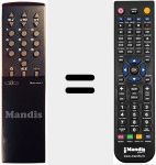 Replacement remote control for REMCON1241