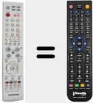 Replacement remote control for BN5900618A