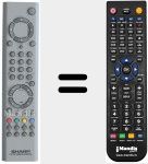 Replacement remote control for V20143026