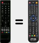 Replacement remote control for RCTFG027 (I14000000539)