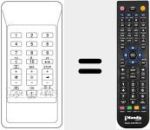Replacement remote control for TC556