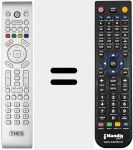 Replacement remote control for REMCON585