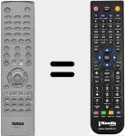 Replacement remote control for R3010