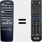 Replacement remote control for RC-A500