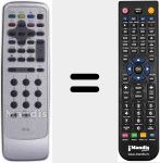 Replacement remote control for RCT30100UNB (21111810)