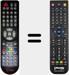 Replacement remote control for Tokai003