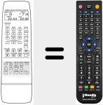 Replacement remote control for REMCON745