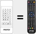 Replacement remote control for REMCON1137