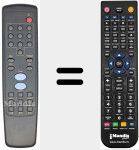 Replacement remote control for REMCON058