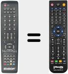 Replacement remote control for REMCON325