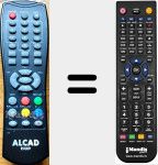 Replacement remote control for RT-009