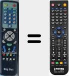 Replacement remote control for DSR 5500 DELUXE