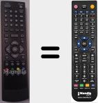 Replacement remote control for DMB105HD