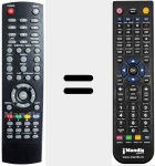 Replacement remote control for REMCON884