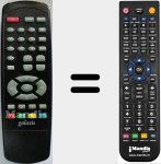 Replacement remote control for IQG1