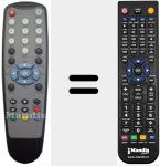 Replacement remote control for IPTV002