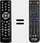 Replacement remote control for M5000