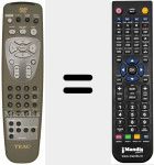 Replacement remote control for RC 823