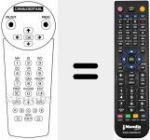 Replacement remote control for RC8233 00