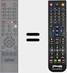 Replacement remote control for E3000-KCI