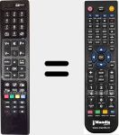 Replacement remote control for RC4846 (23109459)