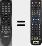 Replacement remote control for 2110