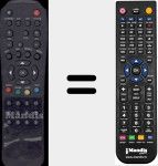 Replacement remote control for CCR520