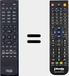 Replacement remote control for DC 660 HD PVR
