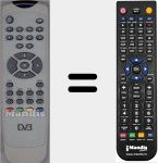 Replacement remote control for DSR5010