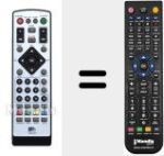 Replacement remote control for EasyhomeTDTConvertible (EasyhomeTDTConvertib)