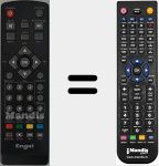 Replacement remote control for RT5520