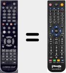 Replacement remote control for Passion