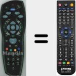 Replacement remote control for iQ2