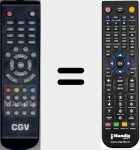 Replacement remote control for HDW