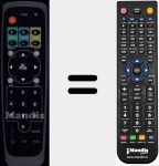 Replacement remote control for Kyoto002