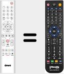 Replacement remote control for Ono003