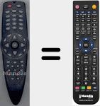 Replacement remote control for Opentel004