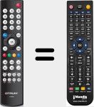 Replacement remote control for Otrum002